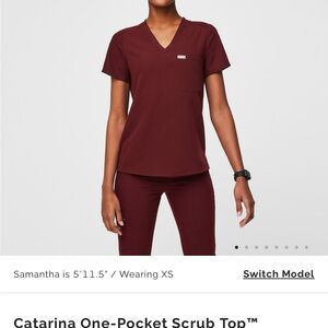Figs Sets - Burgundy - NWOT